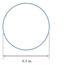 Chapter 8.1, Problem 9E, In Exercise 9 and 10, find a the area and b the circumference of the circle. 