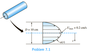 Chapter 7, Problem 7.1P, 7.1 To measure the mass flow rate of a fluid in a laminar flow through a circular pipe, a 