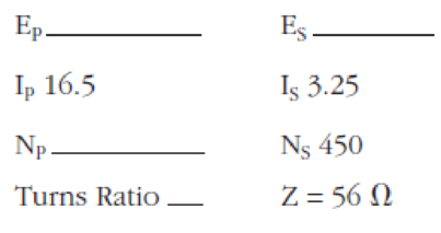 Chapter 4, Problem 5P, Refer to Figure 4-79 to answer the following questions. Find all the missing values. Figure 4-79 , example  1