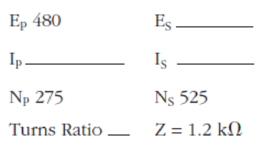 Chapter 4, Problem 6P, Refer to Figure 4-79 to answer the following questions. Find all the missing values. Figure 4-79 , example  1