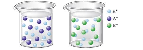 Chapter 7, Problem 25E, Consider the following illustrations: Which beaker best illustrates what happens when the following 