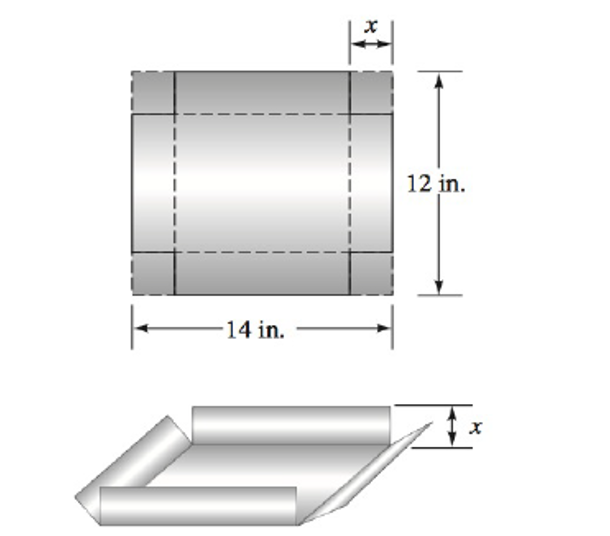 Chapter 4.5, Problem 66E, Fabricating sheet metal The open tray shown in the illustration is to be manufactured from a 