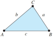 Chapter 3.4, Problem 28E, Verify the system of linear equations in cosA, cosB, and cosC for the triangle shown. 