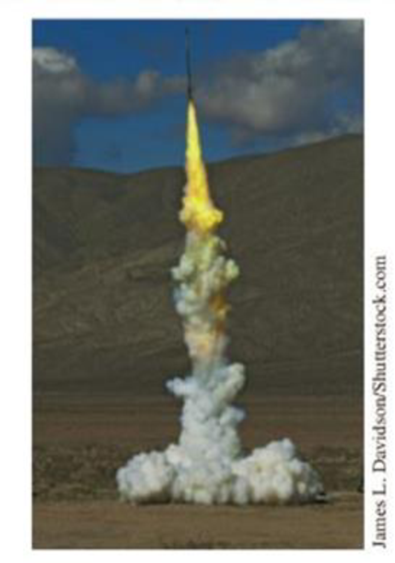 Chapter 1.3, Problem 21E, A small single-stage rocket is launched vertically as shown in Figure 1.3.19. Once launched, the 