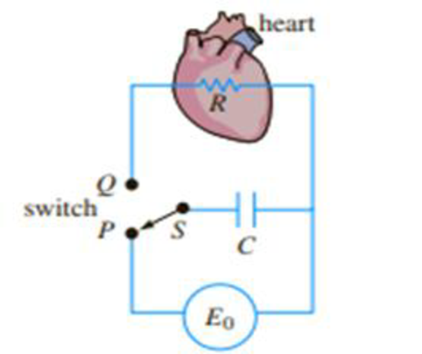 Chapter 3.1, Problem 47E, Heart Pacemaker A heart pacemaker, shown in Figure 3.1.15, consists of a switch, a battery, a 