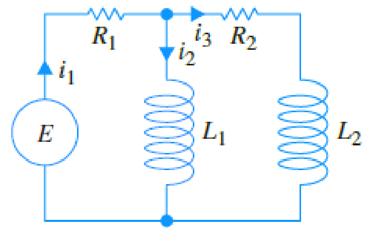 Chapter 8.3, Problem 12E, (a) The system of differential equations for the currents i2(t) and i3(t) in the electrical network 