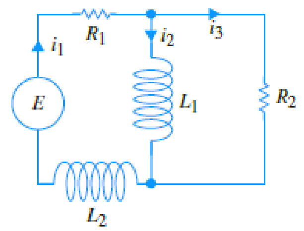 Chapter 8.3, Problem 35E, The system of differential equations for the currents i1(t) and i2(t) in the electrical network 
