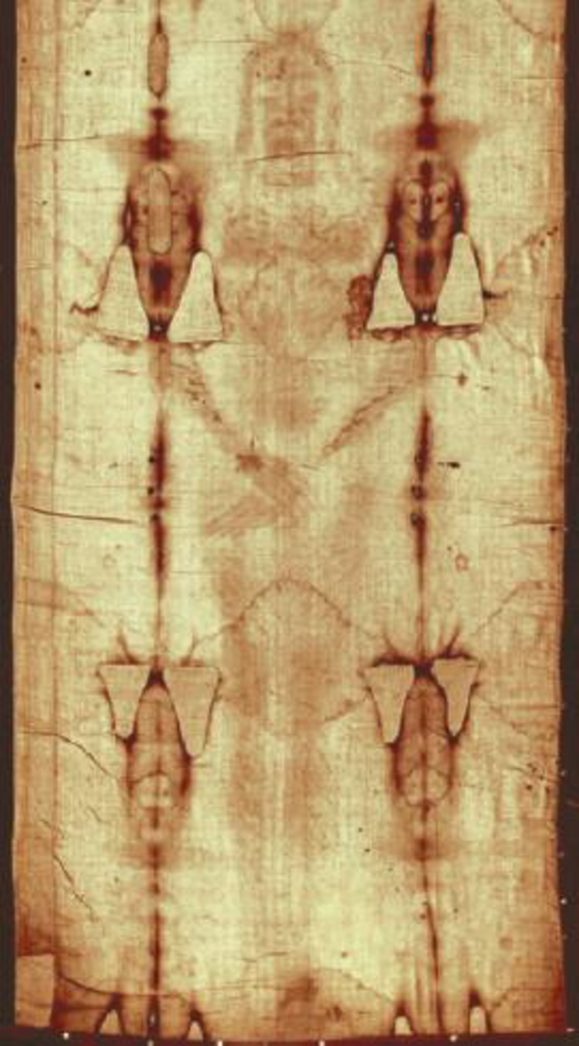 Chapter 3.1, Problem 12E, The Shroud of Turin, which shows the negative image of the body of a man who appears to have been 