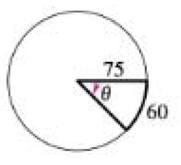 Chapter 4.1, Problem 56E, Finding the Central Angle In Exercise 55 and 56, find the radian measure of the central angle. 