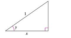 Chapter 5.7, Problem 19E, Using a Right Triangle In Exercises 19-24, use the figure to write the expression in algebraic form 