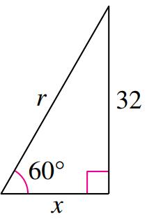 Chapter 1.3, Problem 61E, Finding Side Lengths of a Triangle In Exercises 59-62, find the exact values of the indicated 