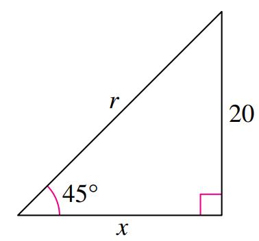 Chapter 1.3, Problem 62E, Finding Side Lengths of a Triangle In Exercises 59-62, find the exact values of the indicated 