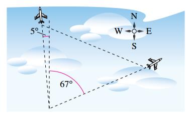 Chapter 3, Problem 40RE, Air Navigation Two planes leave an airport at approximately the same time. One plane flies 425 miles 