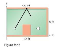 Chapter P, Problem 6PS, Miniature Golf A golfer is trying to make a hole-in-one on the miniature golf green shown. The golf 