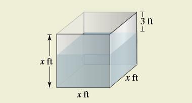 Chapter 1.6, Problem 114E, HOW DO YOU SEE IT? The figure shows a glass cube partially filled with water. (a) What does the 