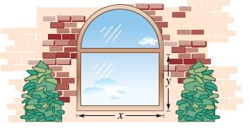 Chapter 3.1, Problem 74E, Maximum Area A Norman window is constructed by adjoining a semicircle to the top of an ordinary 