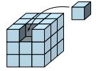Chapter 8.1, Problem 107E, Cube A 333 cube is made up of 27 unit cubes (a unit cube has a length, width, and height of 1 unit), 