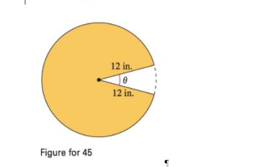 Chapter 4.7, Problem 45E, Maximum Volume A sector with central angle  is cut from a circle of radius 12 inches (see figure), 