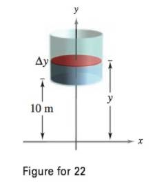Chapter 7.5, Problem 22E, Pumping Water Suppose the tank in Exercise 21 is located on a tower so that the bottom of the tank 