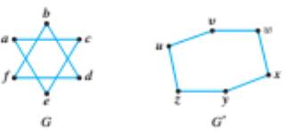Chapter 10.3, Problem 11ES, For each pair of graphs G and G’ in 6-13, determine whether G and G’ are isomorphic. If they are, 