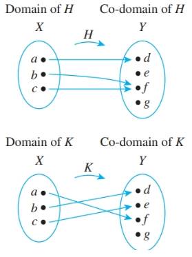 Let X A B C And Y D E F G Define Functions H And K By The Arrow Diagrams