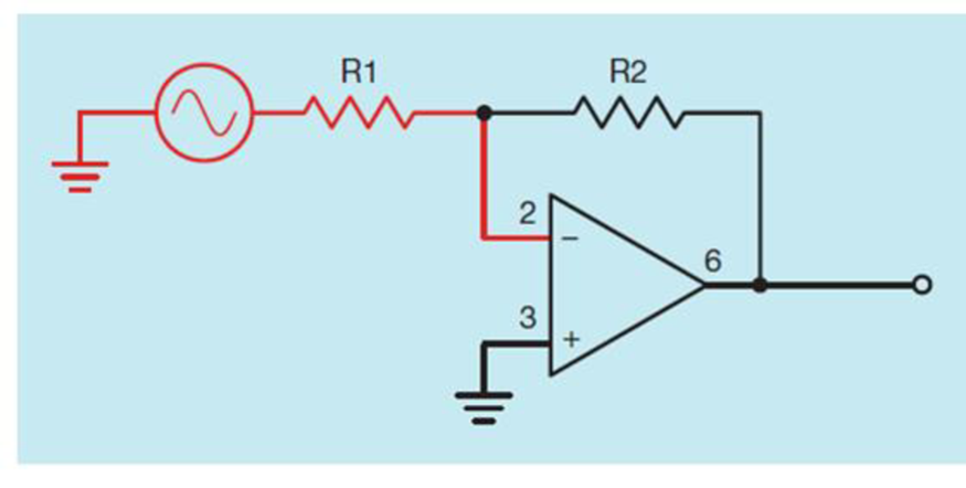 Chapter 54, Problem 9RQ, Refer to Figure 54–9. If resistor R1 is 470 ohms and resistor R2 is 47 kilohms, what is the gain of 