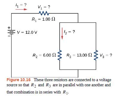 Chapter 10, Problem 31P, Referring to the example combining series and parallel circuits and Figure 10.16, calculate in the 