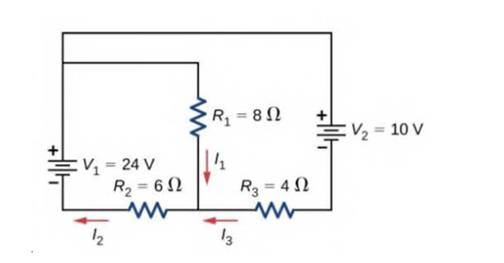 Chapter 10, Problem 40P, Consider the circuit shown below. Find I1, I2,and I3. 