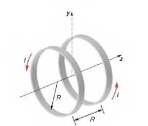 Chapter 12, Problem 75AP, A reasonably uniform magnetic field over a limited region of space can be produced with the 