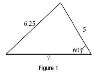 Chapter 10, Problem 2PT, Find the area of the triangle in Figure 1. Round each answer to the nearest tenth. 