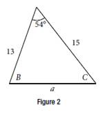 Chapter 10, Problem 7RE, Solve the triangle in Figure 2, rounding to the nearest tenth. 