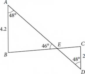 Chapter 10.1, Problem 54SE, Solve both triangles in Figure 22. Round each answer to the nearest tenth. Figure 22 