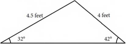 Chapter 10.1, Problem 77SE, Naomi bought a modern dining table whose top is in the shape of a triangle. Find the area of the 