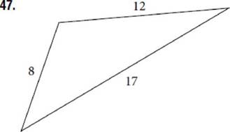 Chapter 10.2, Problem 47SE, For the following exercises, find the area of the triangle. Round to the nearest hundredth. 
