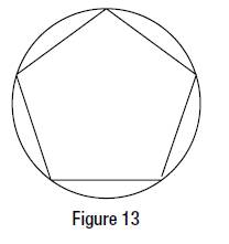 Chapter 10.2, Problem 56SE, A regular pentagon is inscribed in a circle of radius 12 cm. (See Figure 13.) Find the perimeter of 