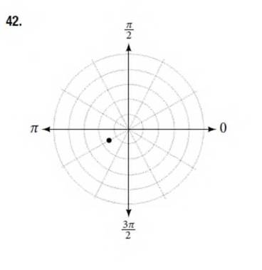 Chapter 10.3, Problem 42SE, For the following exercises, rind the polar coordinates of the point 