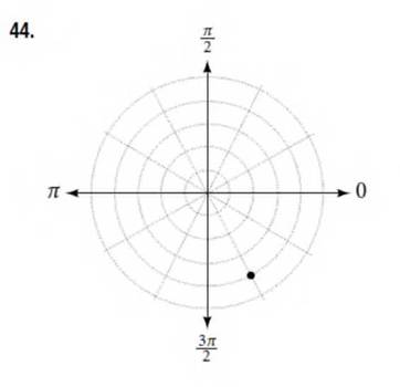 Chapter 10.3, Problem 44SE, For the following exercises, rind the polar coordinates of the point 