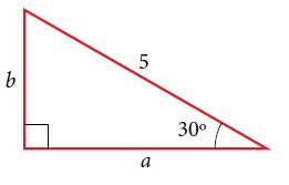 Chapter 7, Problem 27RE, For the following exercises, solve for the unknown sides of the given triangle. 27. 
