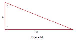 Chapter 7.2, Problem 17SE, For the following exercises, use Figure 14 to evaluate each trigonometric function of angle A 17. 