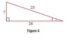 Chapter 7.2, Problem 1TI, Given the triangle shown in Figure 4, find the value of sint . 