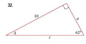 Chapter 7.2, Problem 32SE, For the following exercises, use a calculator to find the length of each side to four decimal places 