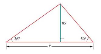 Chapter 7.2, Problem 43SE, Find x. 