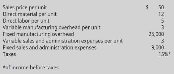 Chapter 7, Problem 11PB, Prepare a flexible budgeted income statement for 47,000 units using the following information from a 